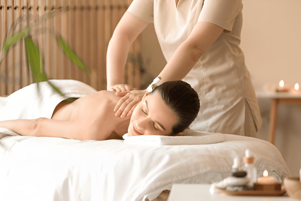 soothing therapeutic massage