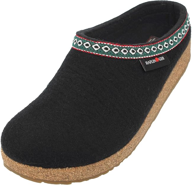 HAFLINGER Men's Gz Classic Grizzly Slippers