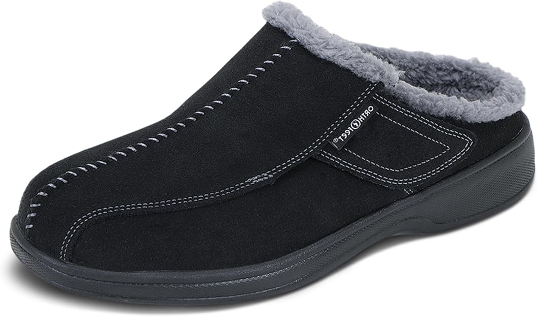 The Ashvile slippers blend of orthopedic comfort, support, and style. House shoes you can forget you're wearing with ergonomic soles you can wear outdoors.