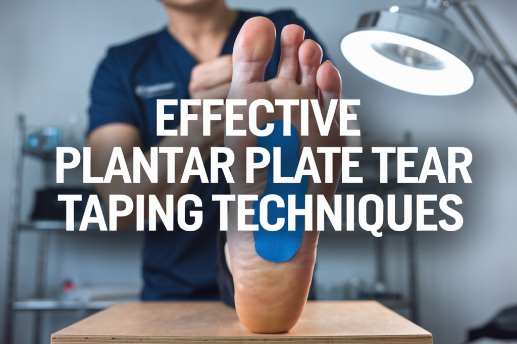 Effective Plantar Plate Tear Taping Techniques