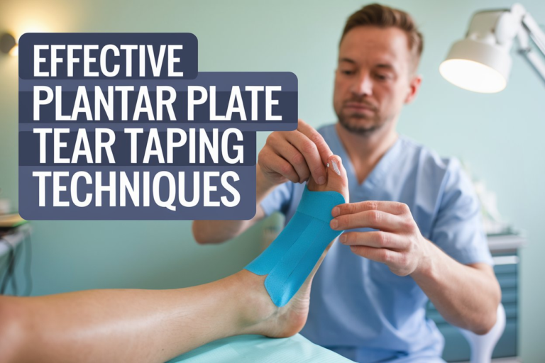 Effective Plantar Plate Tear Taping Techniques