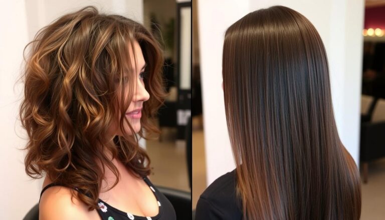 brazilian blowout before and after