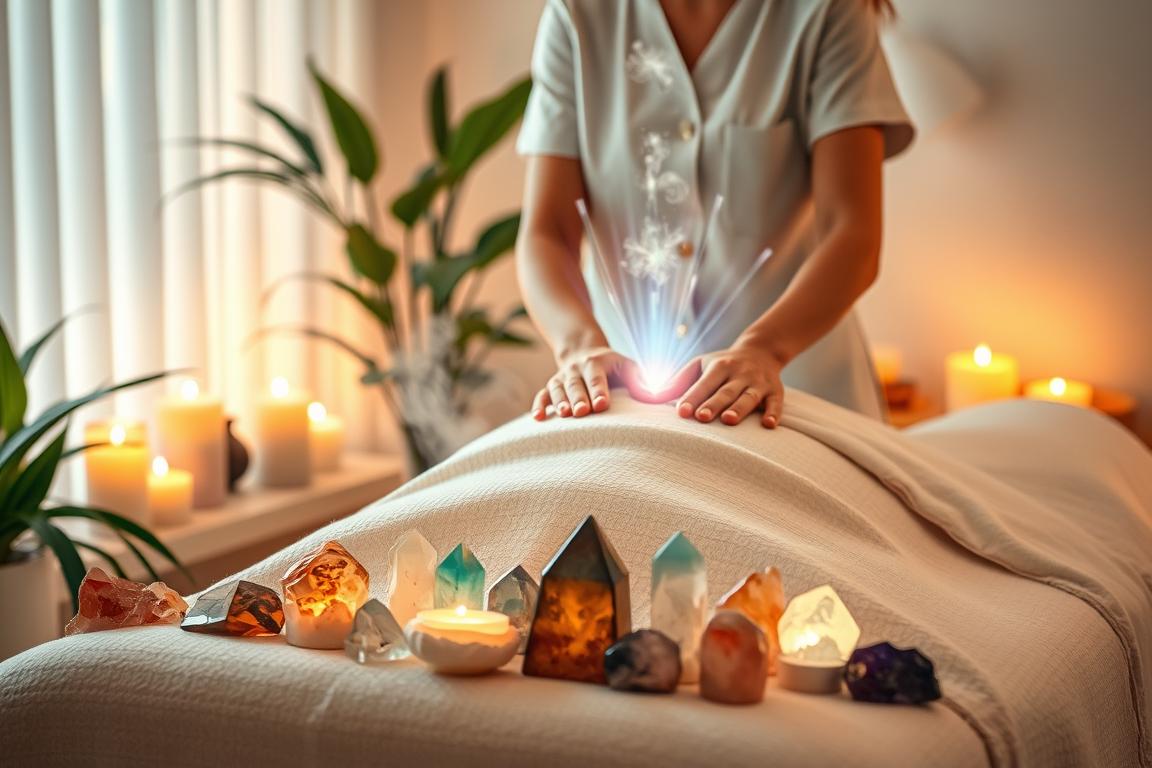 crystal massage