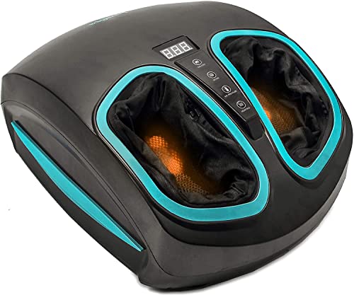 InvoSpa Shiatsu Foot Massager Machine with Heat - Electric Deep Kneading Heated Foot Massage - Spa Feet Massager for Neuropathy and Plantar Fasciitis