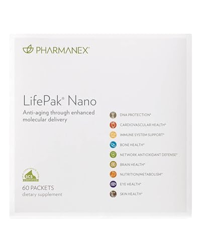 Nu Skin Pharmanex LifePak Nano - Advanced Nutritional Support with Cutting-Edge Nanotechnology, Vitamins, and Antioxidants for Enhanced Absorption and Health Benefits