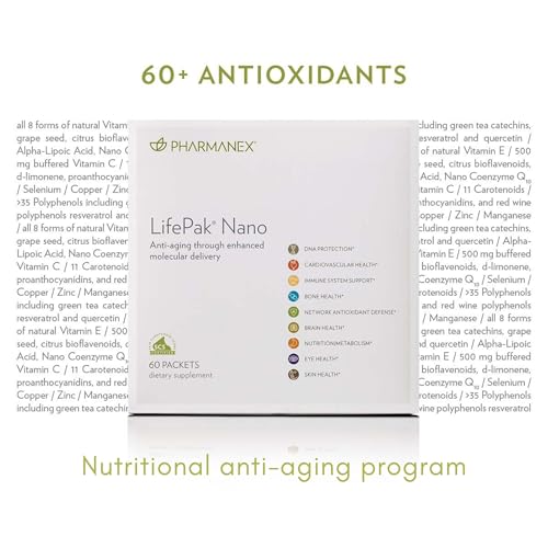 Nu Skin Pharmanex LifePak Nano - Advanced Nutritional Support with Cutting-Edge Nanotechnology, Vitamins, and Antioxidants for Enhanced Absorption and Health Benefits