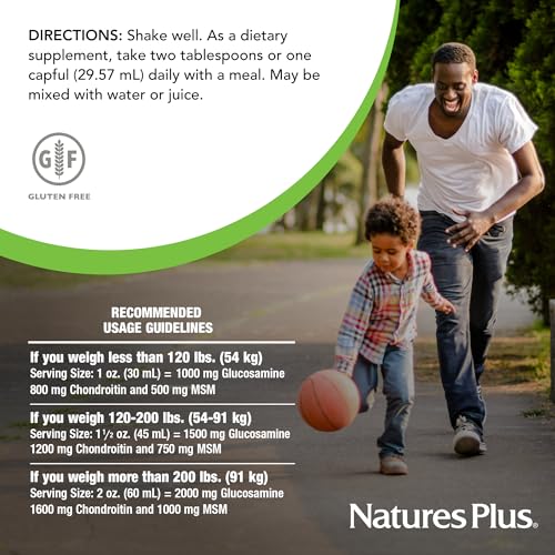 Natures Plus Ultra Rx-Joint Liquid, Honey Lemon - 30 fl oz, Pack of 3 - Supports Healthy Joint Function - with Glucosamine, Chondroitin & MSM - Gluten Free - 90 Total Servings