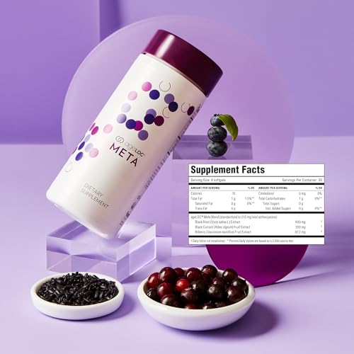 Nu Skin ageLOC Meta | Premium Dietary Supplement | Advanced Soft Gel Capsules Promoting Metabolic Health, Immune Support, Antioxidant Defense, and Improved Gut Health