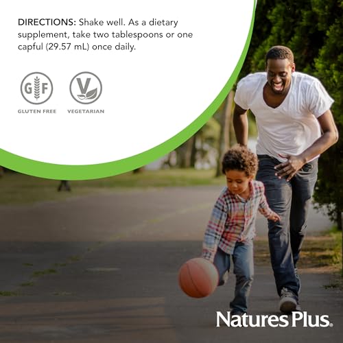 Natures Plus Source of Life Liquid, Tropical Fruit - 30 fl oz, Pack of 3 - Multivitamin & Mineral Supplement - Gluten Free, Vegetarian - 90 Total Servings
