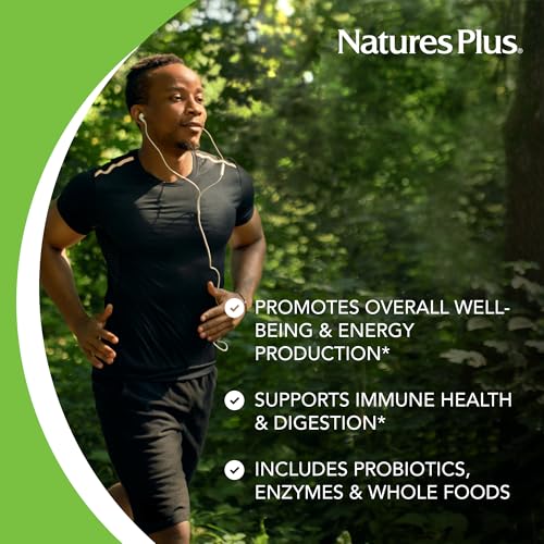 NaturesPlus Ultra Juice Green - 90 Bi-Layered Tablets, Pack of 2 - Supports Immune Health, Digestion & Energy Production - Organic, Non-GMO, Vegan, Gluten Free - 90 Total Servings