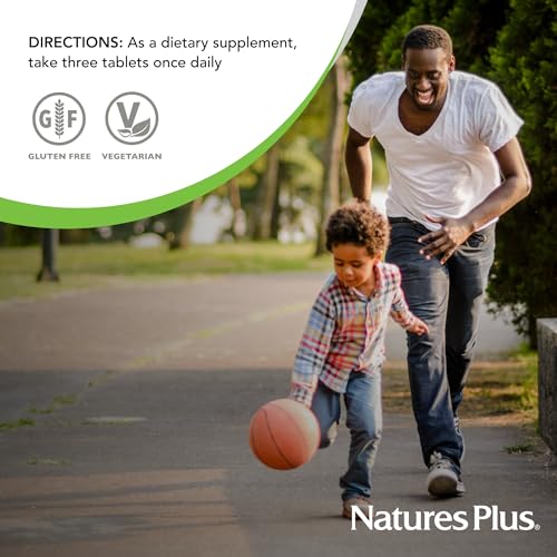 Natures Plus Source of Life - 90 Tablets, Pack of 2 - Multivitamin & Mineral Supplement - Supports Natural Energy & Overall Well-Being - Gluten Free, Vegetarian - 60 Total Servings