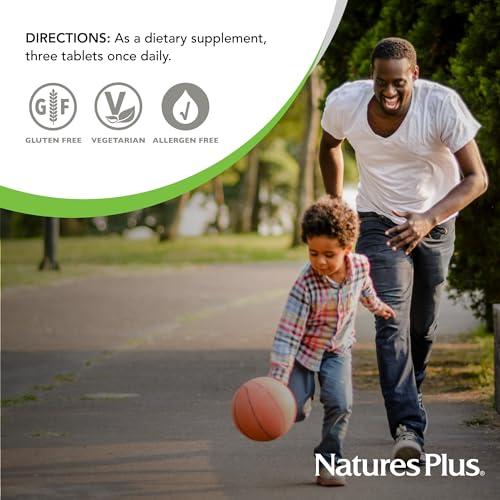 Natures Plus Source of Life No Iron - 180 Tablets, Pack of 2 - Multi-Vitamin & Mineral Supplement - Supports Natural Energy & Overall Well-Being - Gluten Free, Vegetarian - 120 Total Servings