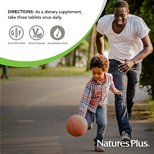 Natures Plus Ultra Source of Life No-Iron Multivitamin - 180 Tablets - Supports Immune Health, Energy & Overall Well-Being - with Lutein & Vitamin D3 - Vegetarian & Gluten Free - 60 Servings