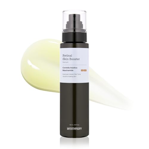 MEDITHERAPY Retinal Skin Booster Serum | Retinaldehyde, Niacinamide Anti-Aging Serum - K-Beauty Facial Serum for Fine Lines, Firming & Radiance | Hydrating Face Serum All Skin Types, 5.07 fl oz