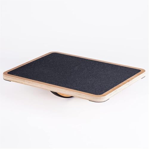 StrongTek Professional Wooden Balance Board with Crossed Hardwood Base, Advanced Rocker Board for Core Strength, Stability Training, Difficult Balancing Board, Support 360° Rotation