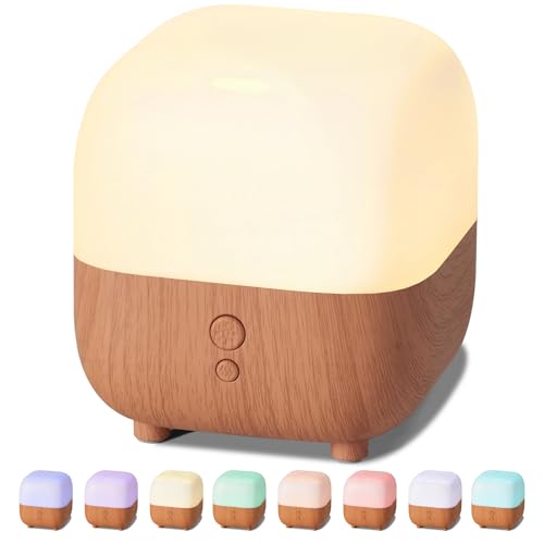 InnoGear 150ml Essential Oil Diffuser, 5-in-1 Diffusers for Home Scent Mother's Gift 8 LED Color Aromatherapy Diffuser Air Desk Mini Humidifier Small Vaporizer Aroma Diffuser, Medium