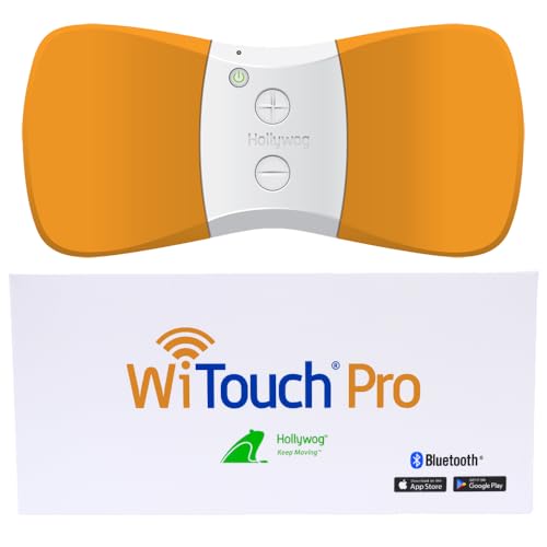 WiTouch Pro TENS Unit for Back Pain Relief & Recovery, Wireless, Wearable Muscle Stimulator, Made in USA, Gel Pads Included