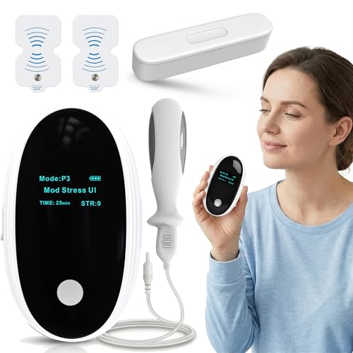 2-in-1 Pelvic Floor Trainer & Abdominal Muscle Toning System - Automatic Kegel Exerciser with 2 External Electrode Pads, Professional Postpartum Body Recovery Device