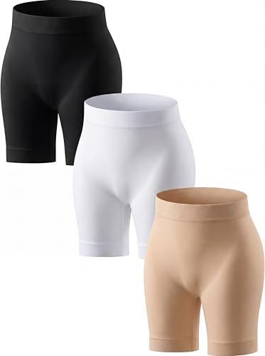 ATTLADY Slip Shorts for Under Dresses Women 3-Pack Cooling Anti-Chafing Undershorts