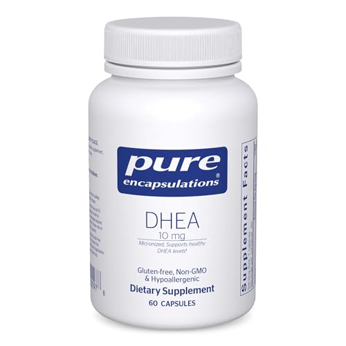 Pure Encapsulations DHEA 10 mg - Adrenal Supplement for Immune Support, Metabolism & Hormone Balance* - with Micronized DHEA - 60 Capsules