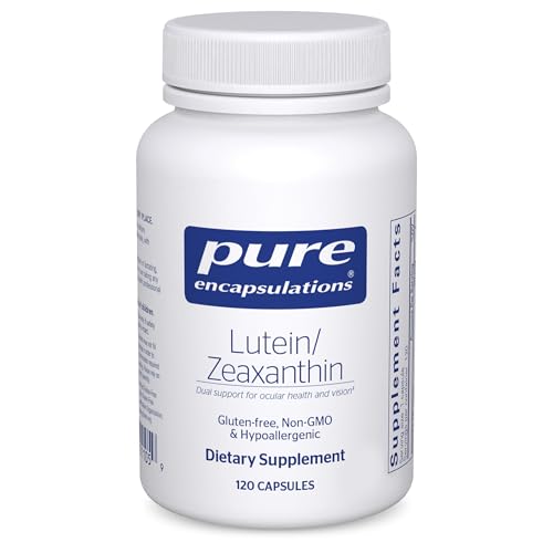 Pure Encapsulations Lutein & Zeaxanthin - Supports Overall Vision* - Maintains Macular Pigment & Eye Health* - Antioxidant Support* - Vegan-Friendly & Non-GMO - 120 Capsules