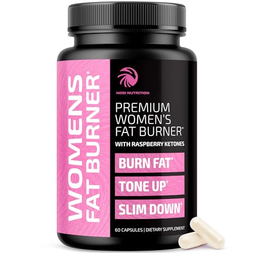 Weight Loss Pills for Women | Fat Burners for Women | Metabolism Booster for Weight Loss Supplement with Raspberry Ketones | Appetite Suppressant, Stomach Fat Burner & Weightloss Diet Pills | 60 Ct