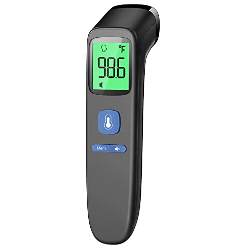 No-Touch Thermometer for Adults and Kids, Digital Baby Thermometer with Fever Alarm, 1 Second Fast Result, Easy to use, 2 in 1 Mode