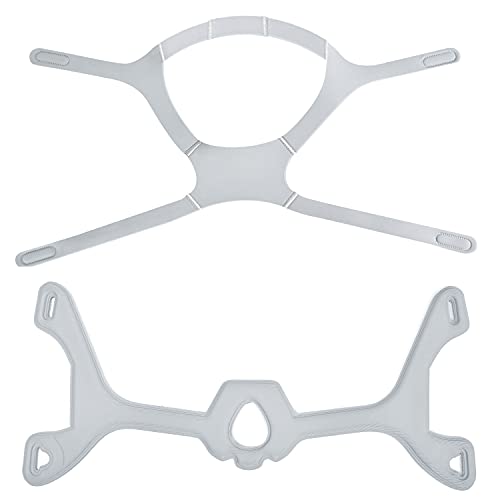 2PCS CPAP Headgear and Frame for WISP - Include Headgear Replacement and Fabric Frame, Snugly Fit &Effectively Reducing Air Leaks, No Clips, Great Value Supplies by Medihealer