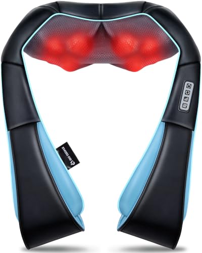 Mo Cuishle Women Men Gifts, Shiatsu Back Shoulder & Neck Massager with Heat