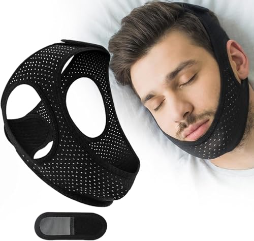 Sleep Apnea Devices, Comfy Chin Strap for Sleeping, Improve Sleep Quality