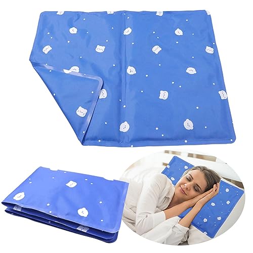 Cooling Gel Pad for Sleep, Instant Relief for Hot Flashes, Night Sweats - Cold Compress Comfort Pillow Cooler for Adults, 2 Count