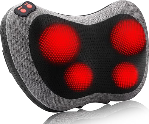Papillon Back Massager with Heat, Shiatsu Pillow for Neck Shoulder Pain