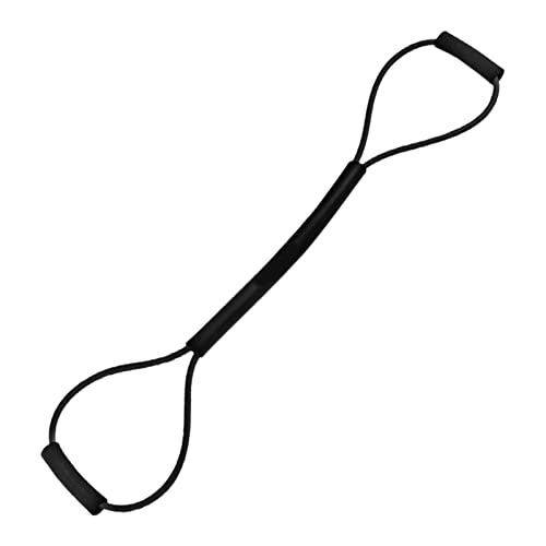 Exercise Resistance Bands with Comfort Handles Strength Tension Rope for Shadow Boxing MMA Fitness Training Indoor Workout- Black 35LB