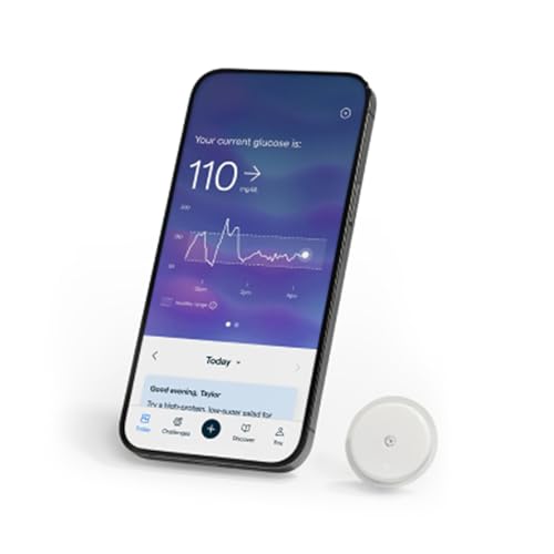 Lingo Continuous Glucose Monitor (CGM). 24/7 Glucose Tracking