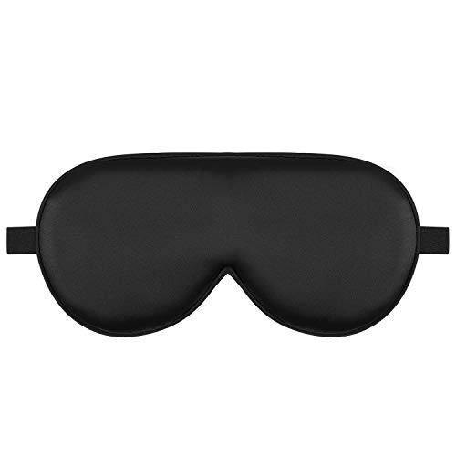 Alaska Bear Sleep Mask Silk Eye Cover with Shaped Pad, Machine Washable