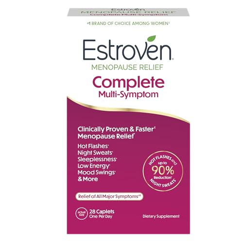 Estroven Complete Multi-Symptom Menopause Supplement for Women, 28 Count