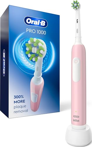 Oral-B Pro 1000 Rechargeable Electric Toothbrush, Pink