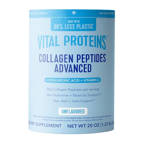 Vital Proteins Collagen Peptides Powder Advanced, Unflavored, 20oz