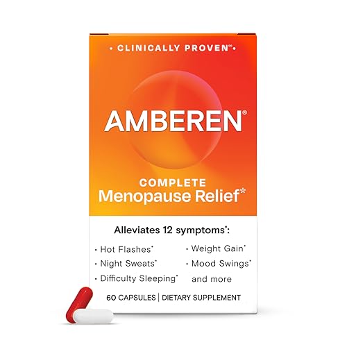 Amberen Menopause Supplement, Multi-Symptom Relief, 30 Day Supply