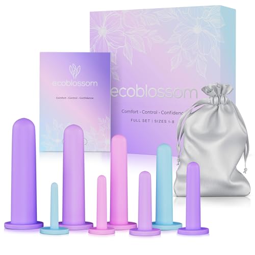 Ecoblossom Silicone Pelvic Floor Wellness Kit - Full Set, Sizes 1-8