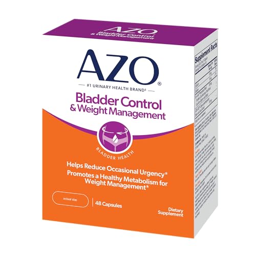 AZO Bladder Control with Go-Less & Weight Management Supplement 48 Capsules