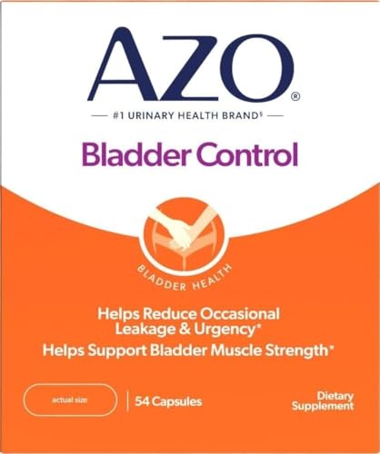 AZO Bladder Control with Go-Less Daily Supplement for Men & Women, 52 Ct
