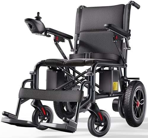 DAHAIY Premium Lightweight Foldable Electric Wheelchairs for Adults,Seniors